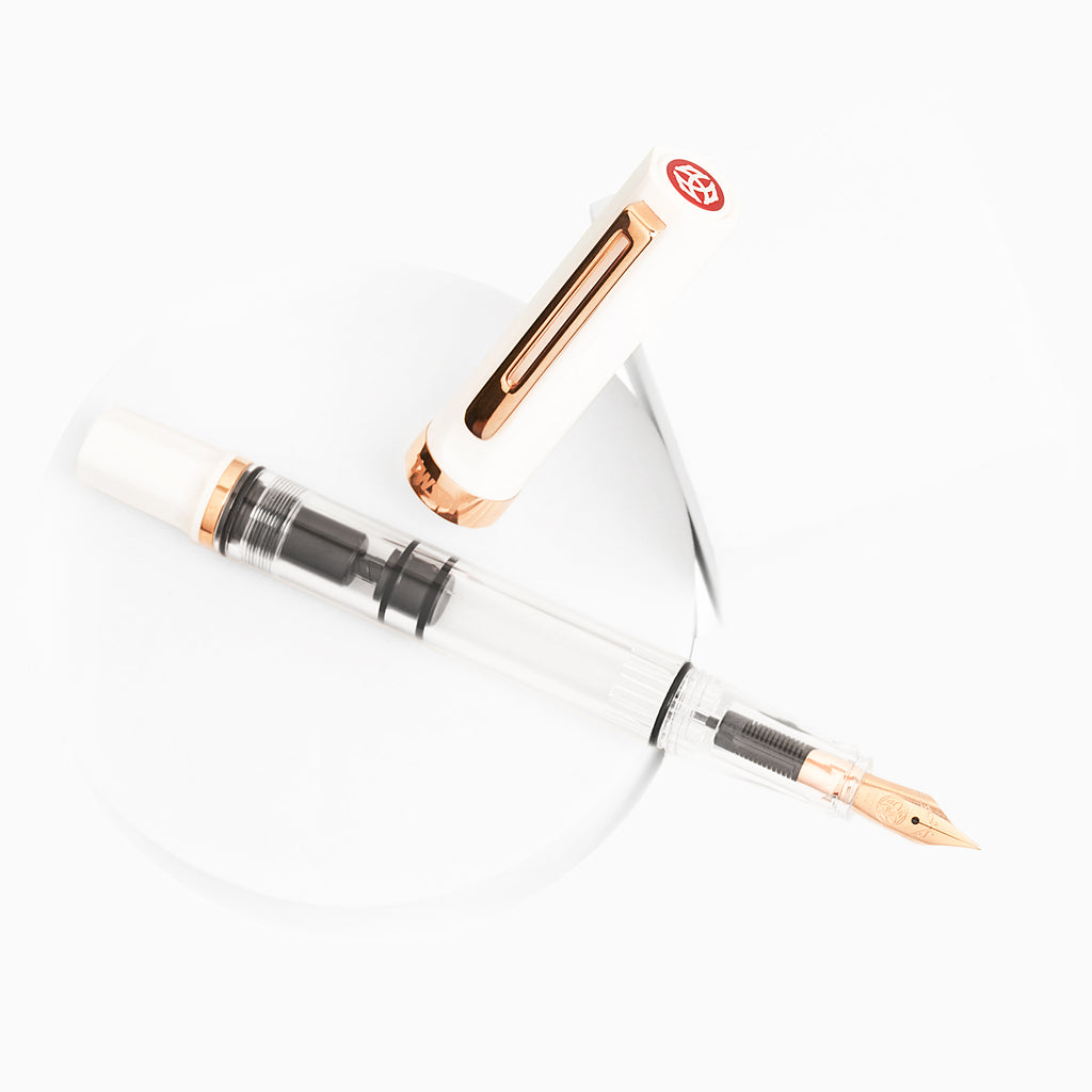 TWSBI, Fountain Pen - ECO WHITE ROSEGOLD. — SWASTIK penn